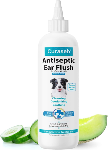 Curaseb Dog Ear Infection Treatment Solution by BEXLEY LABS